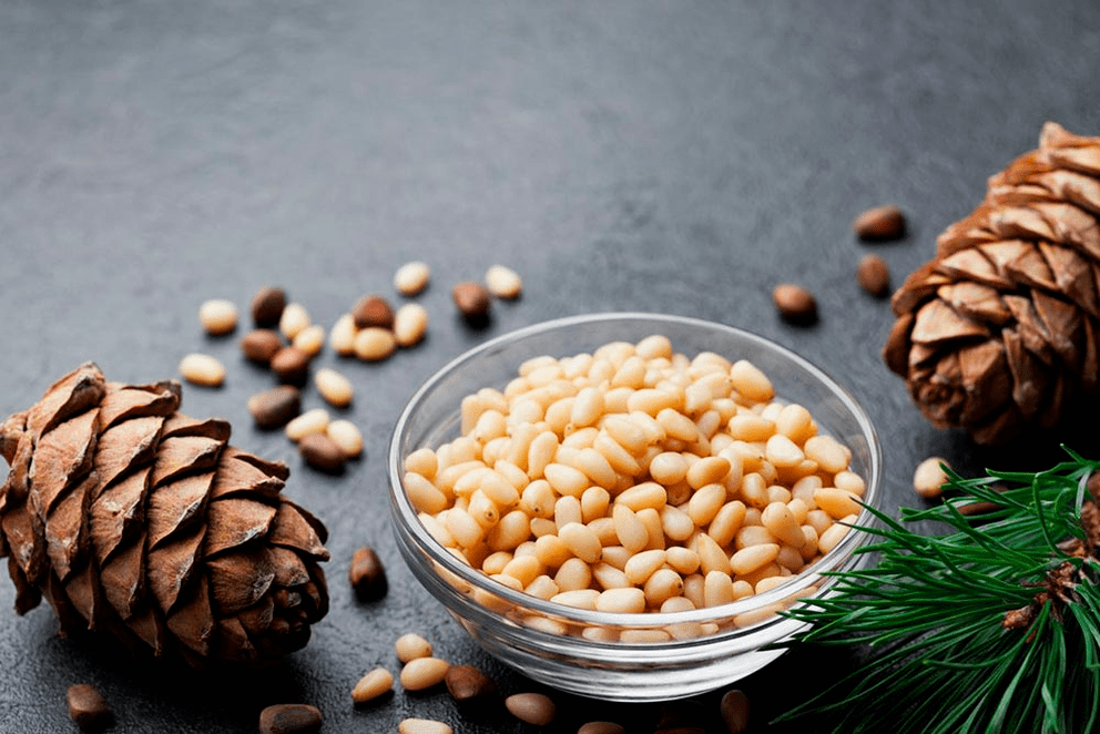 The effectiveness of pine nuts
