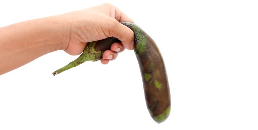 Weak vegetables symbolize the efficacy of harmful foods