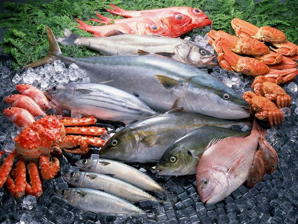 Seafood increases potency
