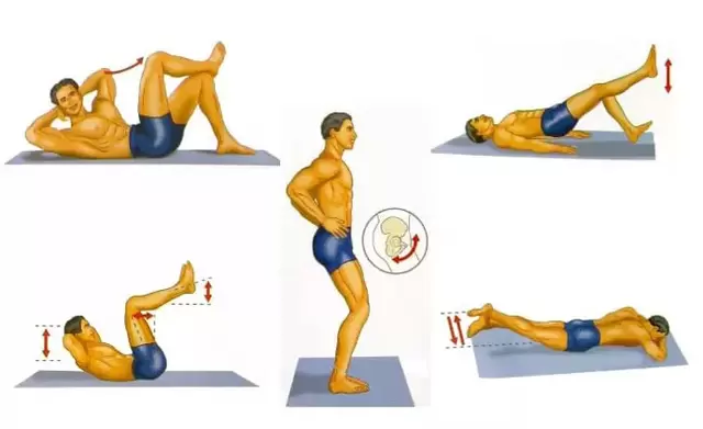 A series of physical exercises to enhance male strength
