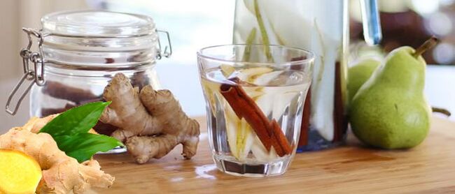 Tin agent for ginger on vodka