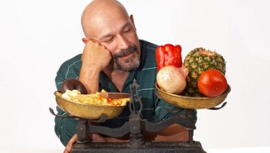 The effect of food on men